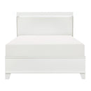 Kerren Queen Platform Bed in White 1678W-1*