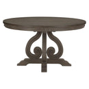 Toulon  Round Dining Table in Dark Pewter 5438-54*