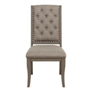 Vermillion Side Chair in Gray (Set of 2)