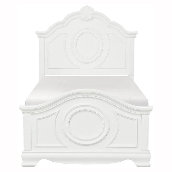 Homelegance Lucida Full Panel Bed in White 2039FW-1* image