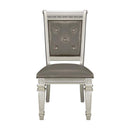 Bevelle Side Chair in Silver (Set of 2)