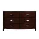 Lyric 6 Drawer Dresser in Dark Espresso 1737NC-5