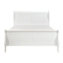 Mayville Queen Sleigh Bed in White
