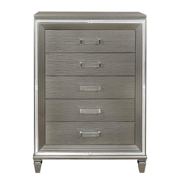 Homelegance Tamsin Chest in Silver Grey Metallic 1616-9 image