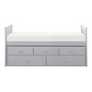 Orion Twin/Twin Trundle Bed w/ 2 Storage in Gray B2063PR-1*