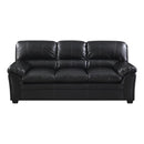Talon Sofa in Black 8511BK-3