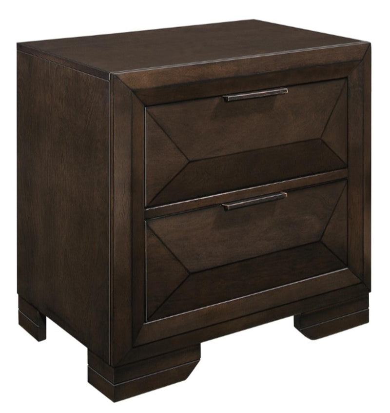 Homelegance Chesky Nightstand in Warm Espresso 1753-4