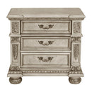 Catalonia Nightstand in Platinum Gold 1824PG-4
