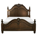 Mont Belvieu Queen Panel Bed in Dark Cherry 1869-1*