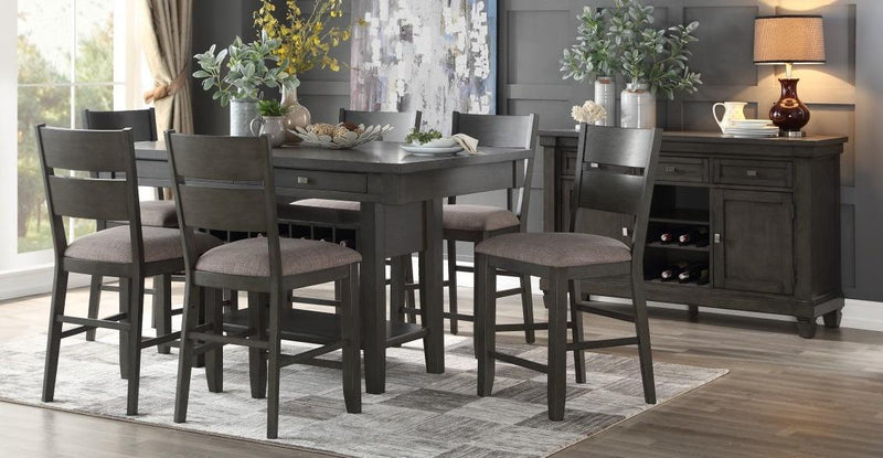 Homelegance Baresford Counter Height Table in Gray 5674-36*