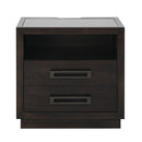 Larchmont Nightstand in Charcoal 5424-4