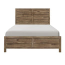 Mandan Queen Panel Bed in Weathered Pine 1910-1*