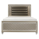 Youth Loudon Full Platform Bed in Champagne Metallic B1515F-1*