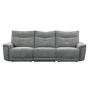 Tesoro Power Double Reclining Sofa w/ Power Headrests in Dark Gray