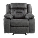 Madrona Hill Glider Reclining Chair in Gray 9989GY-1