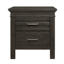 Blaire Farm Nightstand in Saddle Brown Wood 1675-4