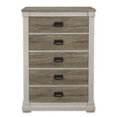 Arcadia Chest in White & Weathered Gray 1677-9