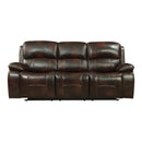 Mahala Double Reclining Sofa in Brown 8200BRW-3PW