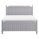 Wellsummer Queen Panel Bed in Gray 1803GY-1*