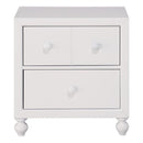 Wellsummer 2 Drawer Nightstand in White 1803W-4
