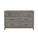 Waldorf 7 Drawer Dresser in Dark Gray 1902-5