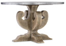 Boheme Ascension 48in Zinc Round Dining Table