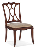 Charleston Upholstered Seat Side Chair-2 per carton/price ea - 6750-75310-85