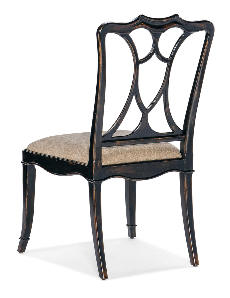 Charleston Upholstered Seat Side Chair-2 per carton/price ea - 6750-75310-97