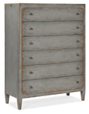 Ciao Bella Six-Drawer Chest- Speckled Gray