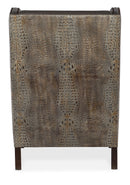 Club Chair w/ Faux Croc