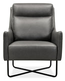 Efron Club Chair w/ Black Metal Base