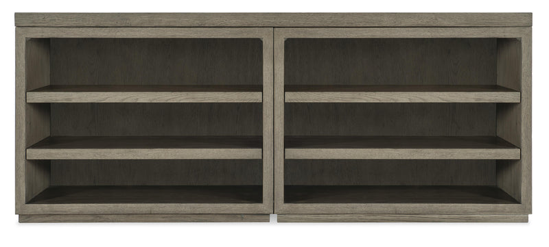 Linville Falls 72" Credenza with Two Open Desk Cabinets