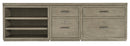 Linville Falls 96" Credenza with File, Lateral File and Open Desk Cabinet