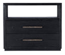 Linville Falls Shou Sugi Ban Two Drawer Nightstand