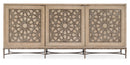 Melange Suzani Three Door Entertainment Console