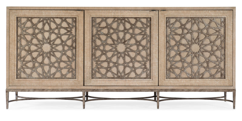 Melange Suzani Three Door Entertainment Console