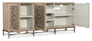 Melange Suzani Three Door Entertainment Console
