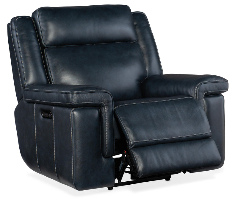 Montel Lay Flat Power Recliner with Power Headrest & Lumbar - SS705-PHL1-047