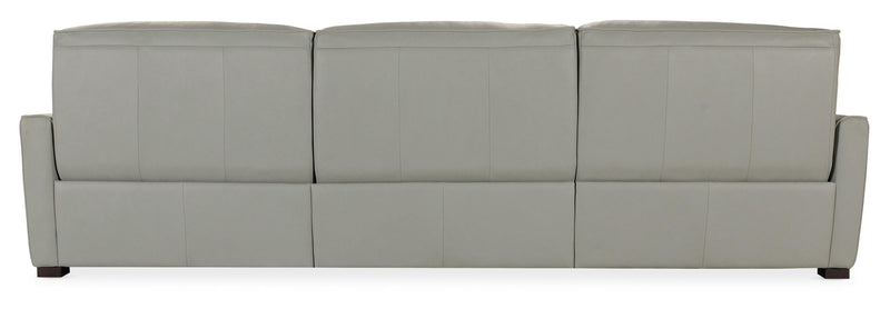 Reaux Power Recline Sofa w/ RAF Chaise w/2 Power Recliners