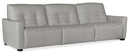 Reaux Power Recline Sofa w/3 Power Recliners