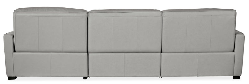 Reaux Power Recline Sofa w/3 Power Recliners