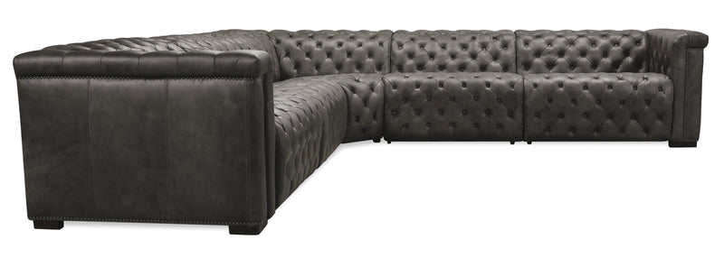 Savion Grandier 5 pc Sectional w/2 PWR Recline PWR Headrest