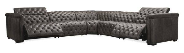 Savion Grandier 5 pc Sectional w/2 PWR Recline PWR Headrest
