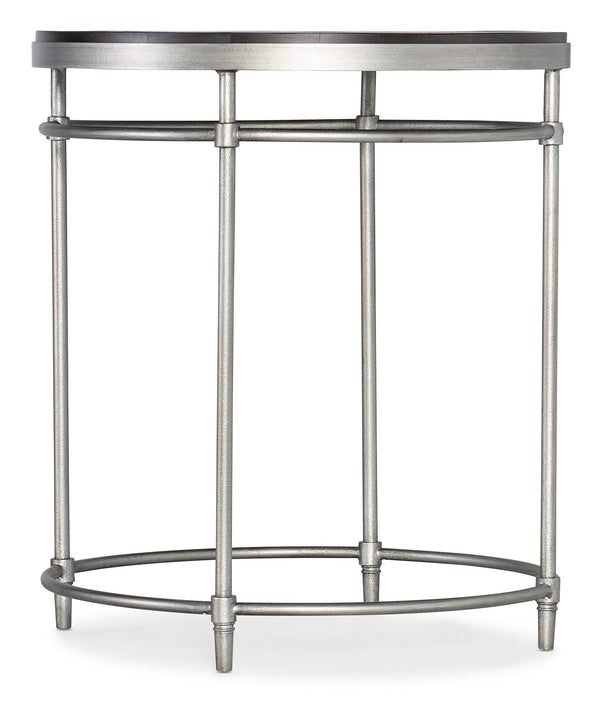 St. Armand Round End Table - 5601-80113-BLK