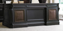 Telluride 76'' Executive Desk w/Leather Panels