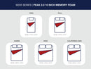 Peak 2.0 10 Memory Foam Full Mattress