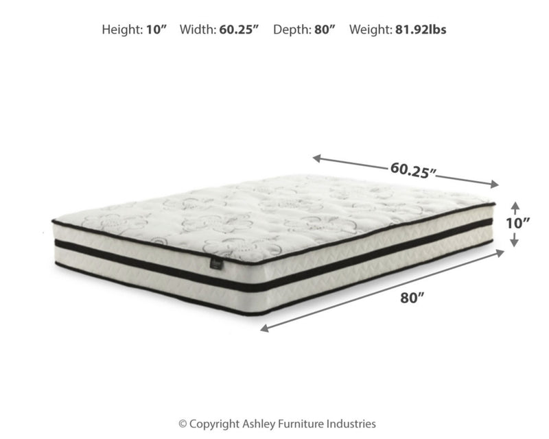Chime 10 Inch Hybrid California King Mattress in a Box