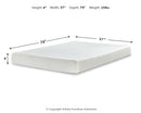 Chime 8 Inch Memory Foam Twin Mattress in a Box