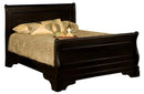 New Classic Belle Rose Eastern King Sleigh Bed in Black Cherry Finish