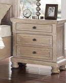 New Classic Furniture Allegra Nightstand in Pewter